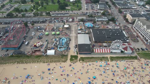 Beautiful view of beach and summer time