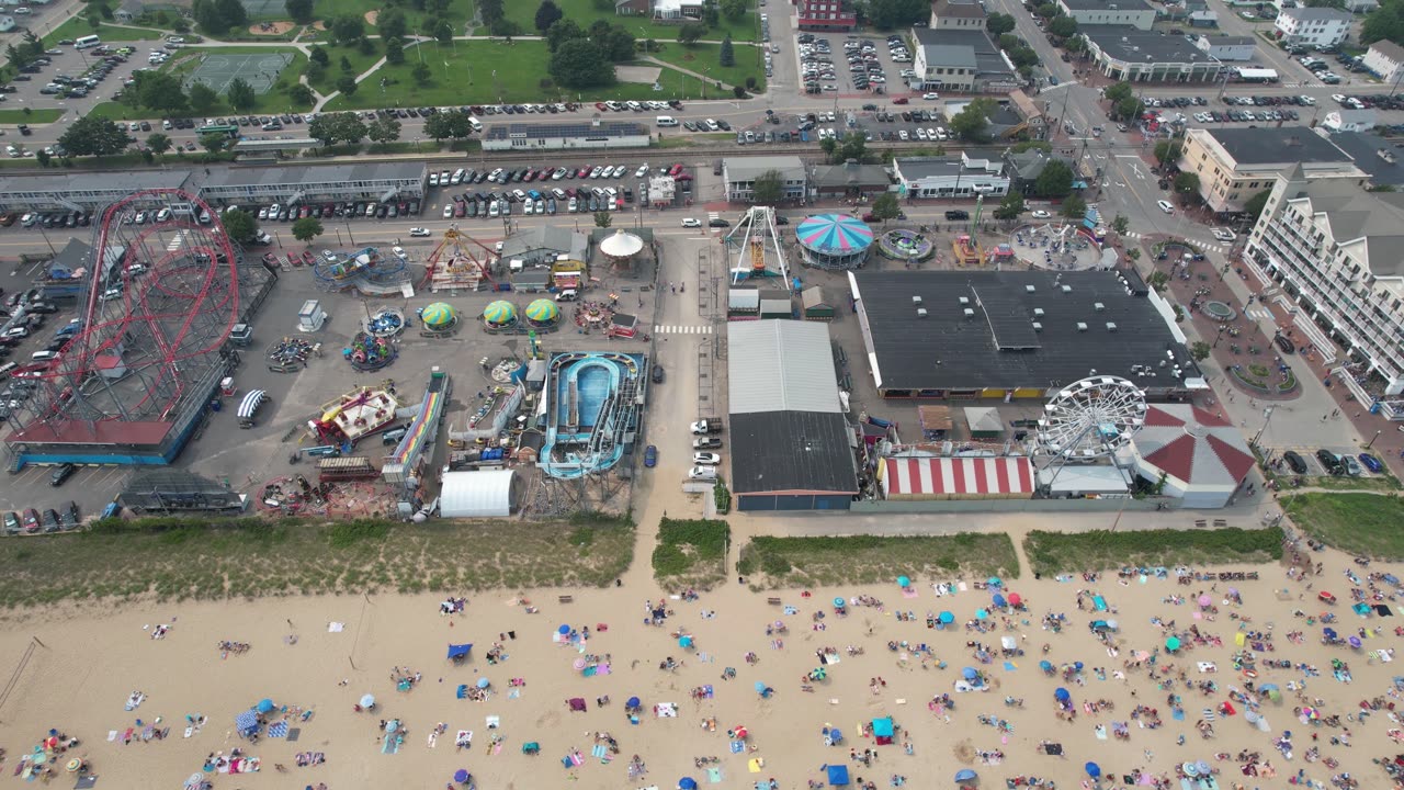 Beautiful view of beach and summer time