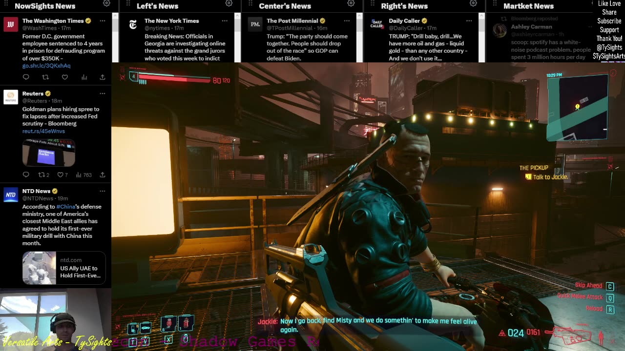 Cyberpunk 2077 - Part 2 #TySights #SGR #LIVE 8/17/23