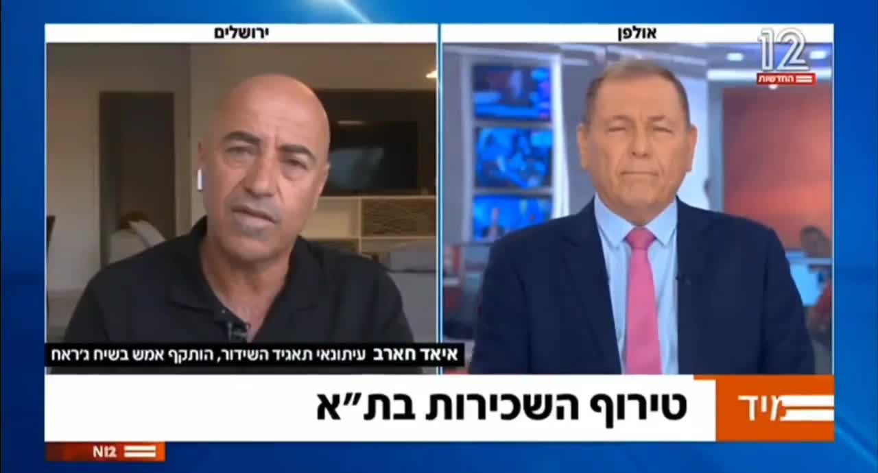 צלם כאן 11 נתפס משקר בשידור חי