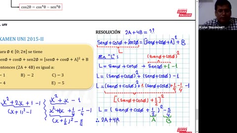 ANUAL VALLEJO 2023 | REFORZAMIENTO 04 | TRIGONOMETRÍA TEORÍA