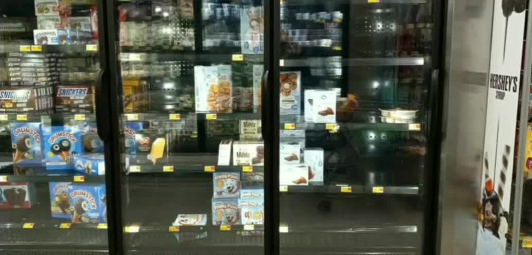 Empty shelves. Walmart Clay Ny