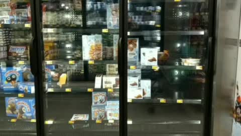 Empty shelves. Walmart Clay Ny