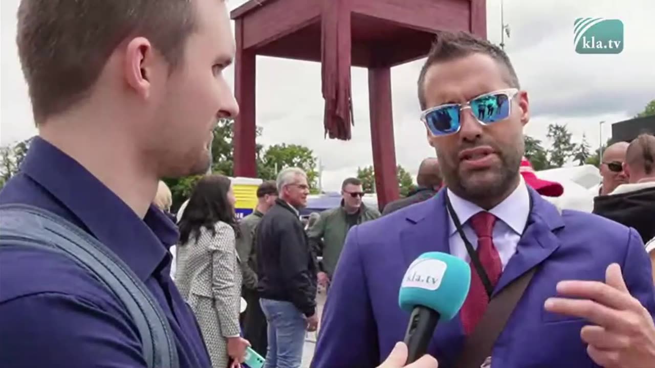 Road to Geneva: Mind Control Expert Jason Christoff Outside UN Headquarters