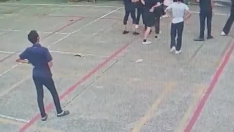 Funny Moment - a teacher who was hit by the ball several times accidentally