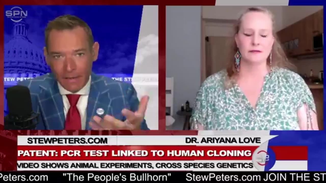 Stew Peters w Dr Ariyana Love PCR Linked To Cloning - Human Cloning