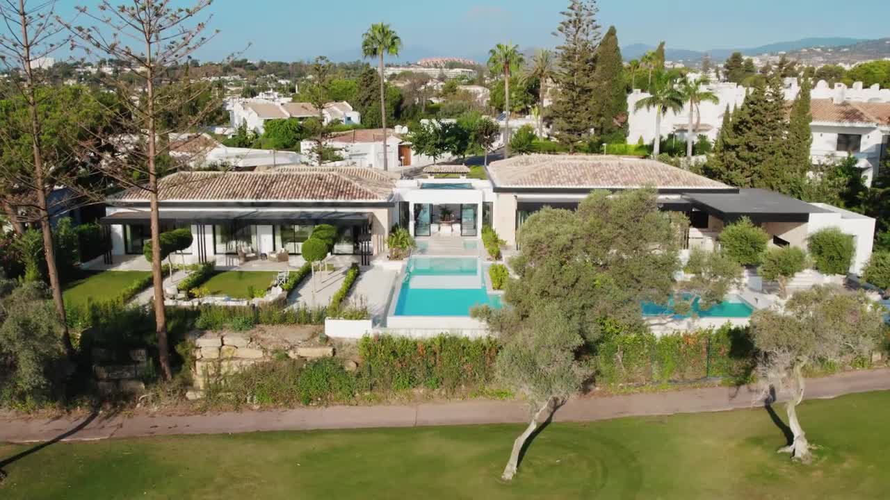 Mediterranean Villa With A Fusion Of Modern & Andalusian Architecture