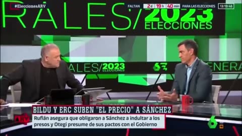 Sánchez y el independentismo.