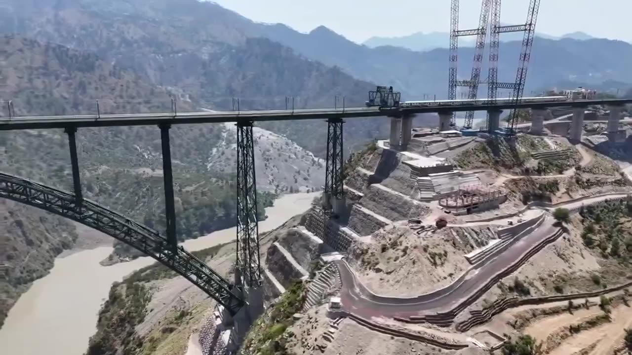 World's Highest River Bridge Chenab Bridge