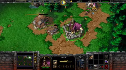 WARCRAFT 3 - NAGA TOWER RUSH VS ELF