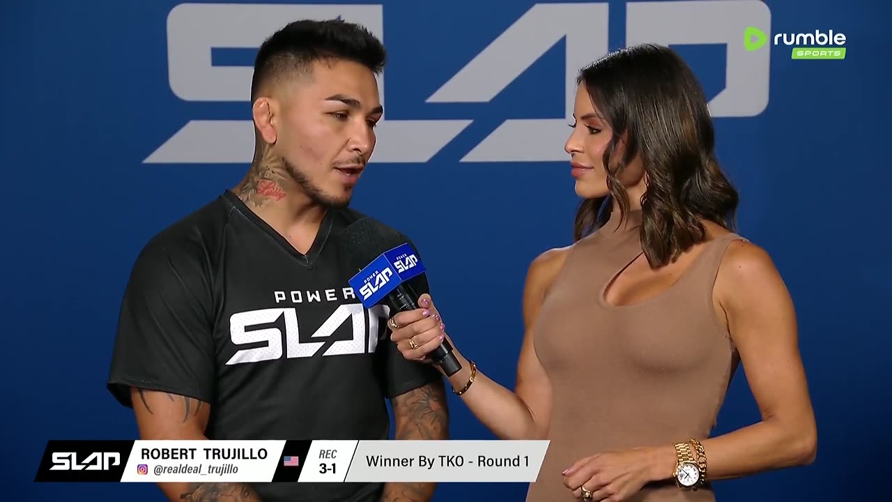 Robert Trujillo Post-Match Interview | Power Slap 4