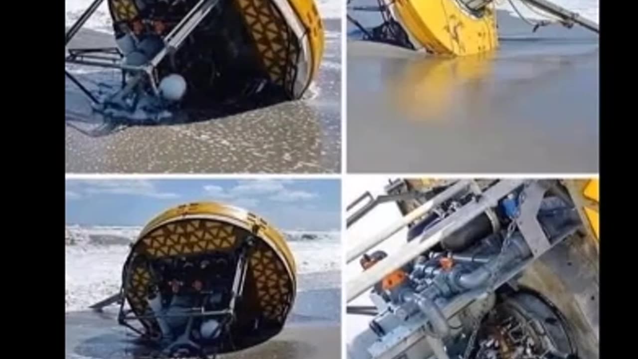 WASHED UP ON BEACH SUN SIMULATOR OR WEATHER MODIFICATION LASER