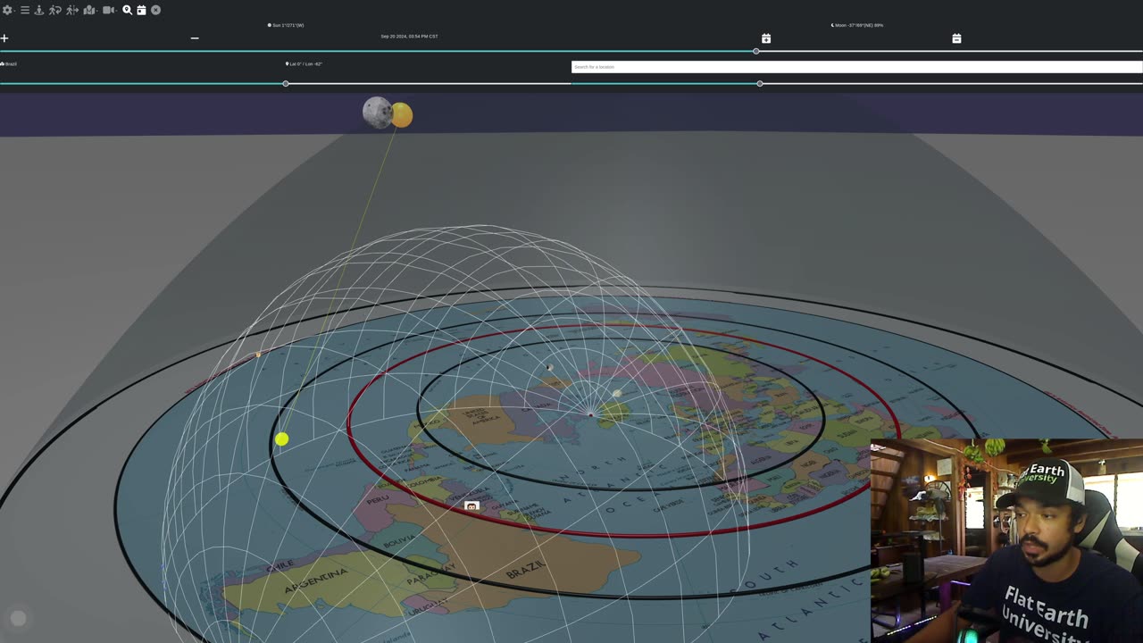 Equinoxes on the Flat Earth model