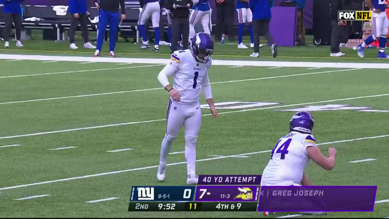 Giants @ Vikings Week 15, 2022 - 12/24/2022 - White Out Game - Full Game
