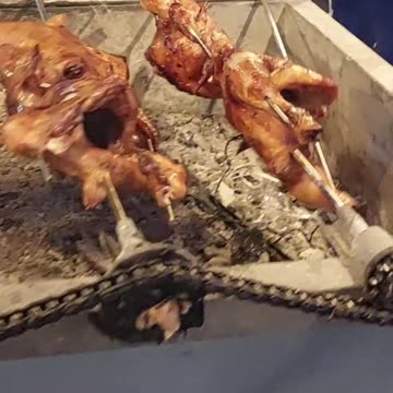 Grilled Chicken. Philippines Street Food 🐔 🔥 👩‍🍳 #streetfood #Chicken #food #cooking #homemade