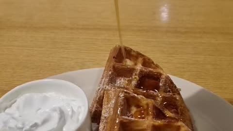 Korean waffles are really good