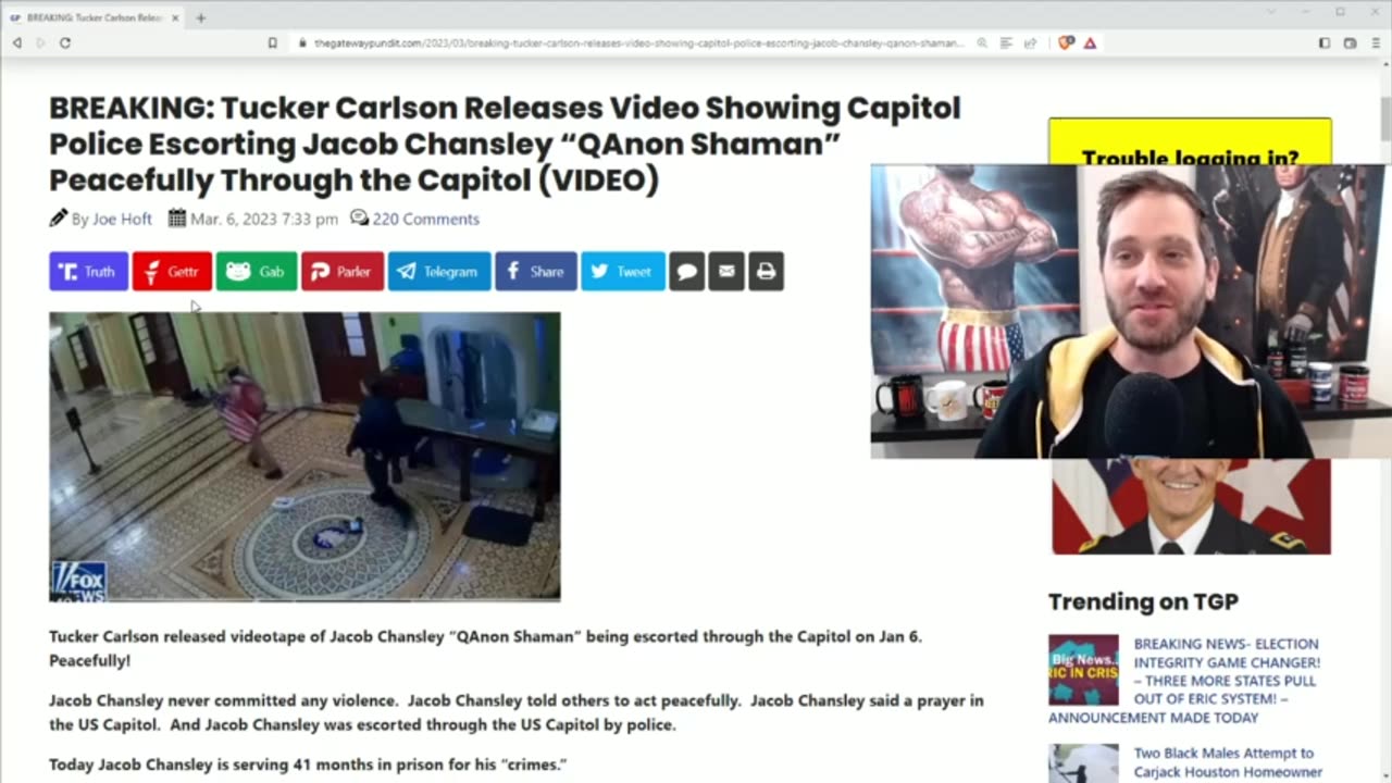 Salty Cracker: Tucker Carlson Blows Up Pelosi's Jan 6th Narrative With Security Footage