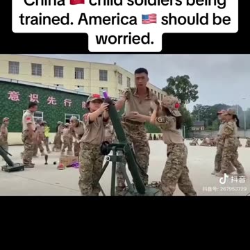 China Training Children For WAR