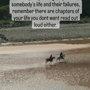 Before you spread gossip