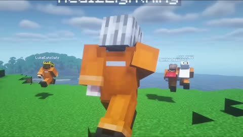 1000 players Simulate Prison Minecraft