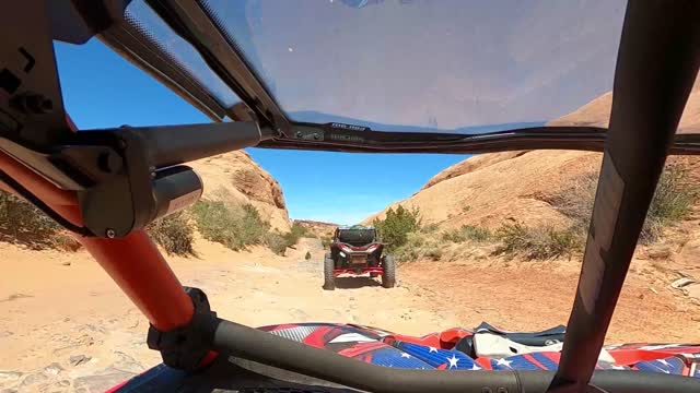 Moab. Day 2 lions back to hells gate: Can Am X3 XRC RR/ RZR turbo S/ XP 1000