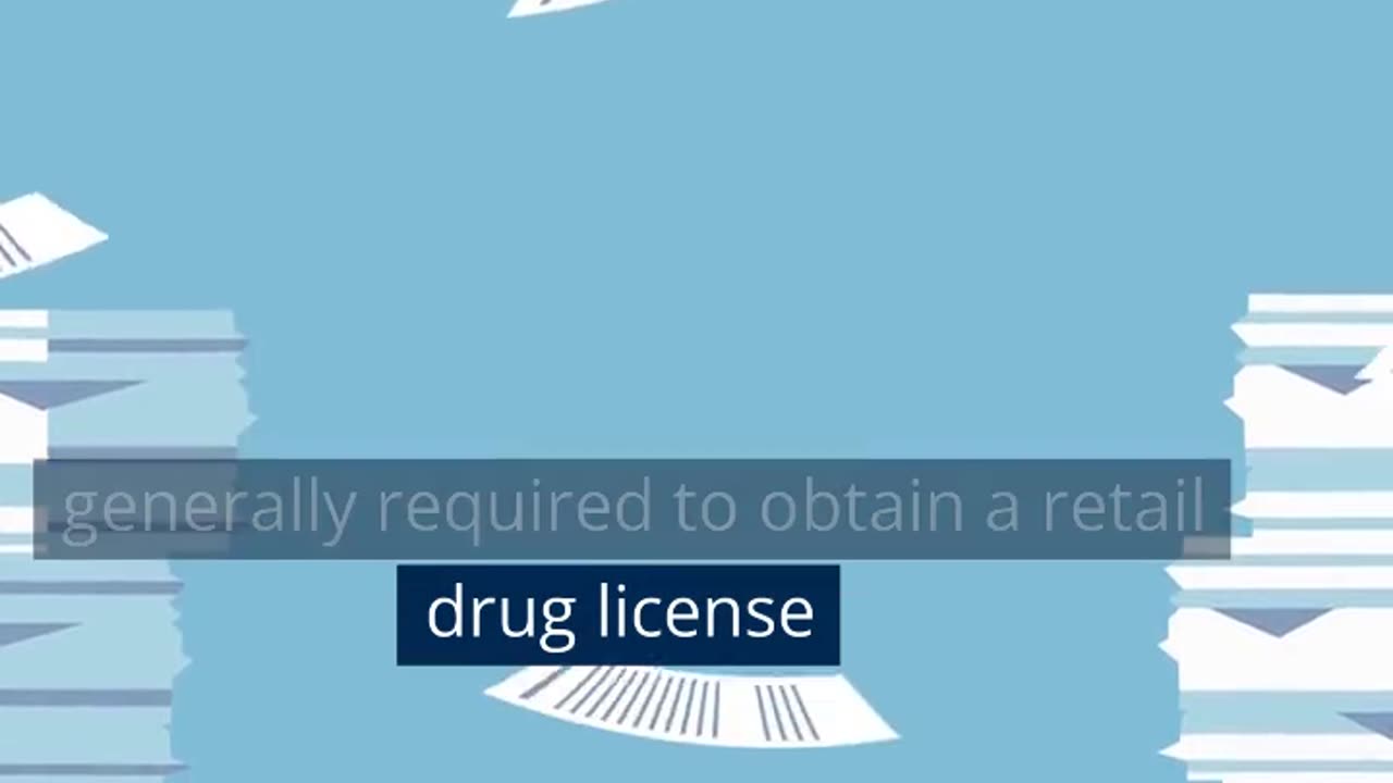 How to get Retail drug license