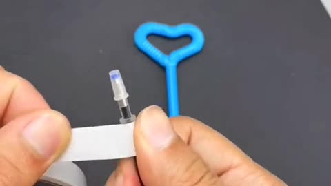 Make a ballpoint pen with a straw