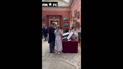 Sophie's sweet moment with Prince William as they giggle over joke