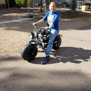 A new ride for harlisa 😄