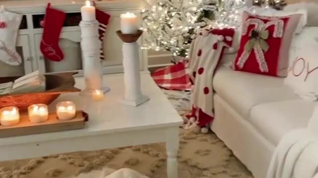 Best Christmas decoration ever with Cute adorable Dog