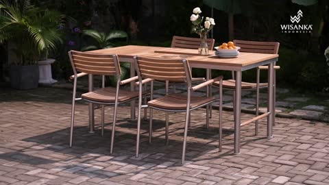 Summer Dining Set | Indonesia Teak Outdoor Furniture