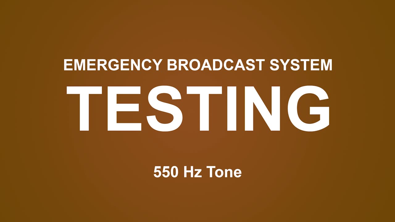 THIS IS A TEST OF THE EMERGENCY BROADCAST SYSTEM (EBS)