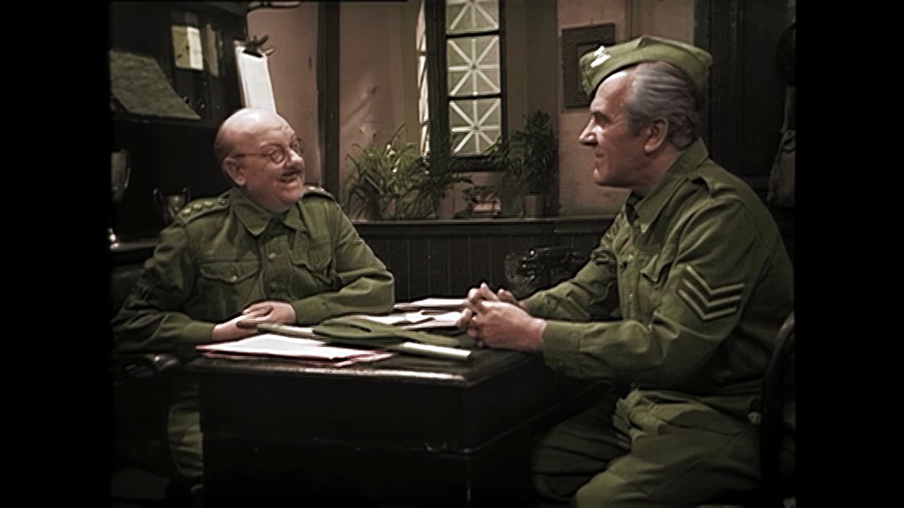 Dad's Army S2 E4 Sgt Wilson's Little Secret Colourisation