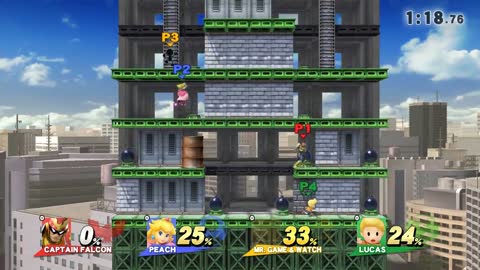 Super Smash Bros 4 Wii U Battle111