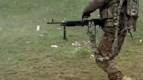Ukrainians Testing Ammo Feed System