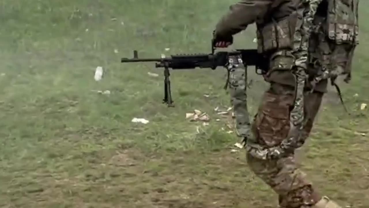 Ukrainians Testing Ammo Feed System