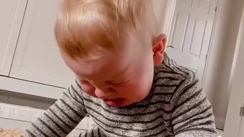 Funny Confusing baby - Cute video Tiktok #74 #shorts