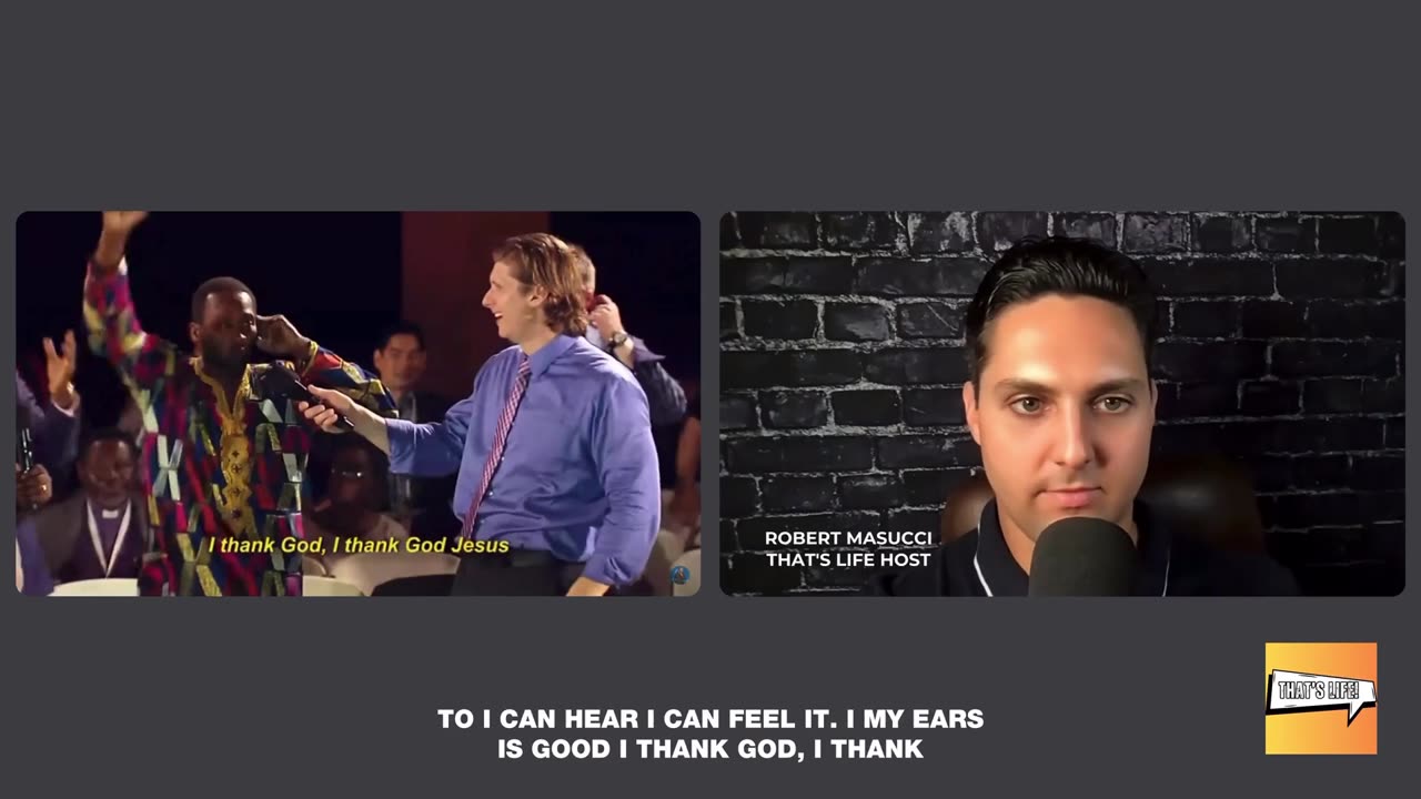 God Heals Man's Hearing at Christian Revival SHORT CLIP