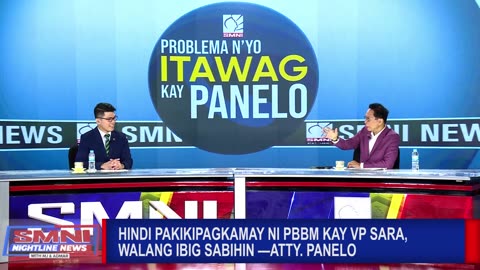Hindi pakikipagkamay ni PBBM kay VP Sara, walang ibig sabihin — Atty. Panelo