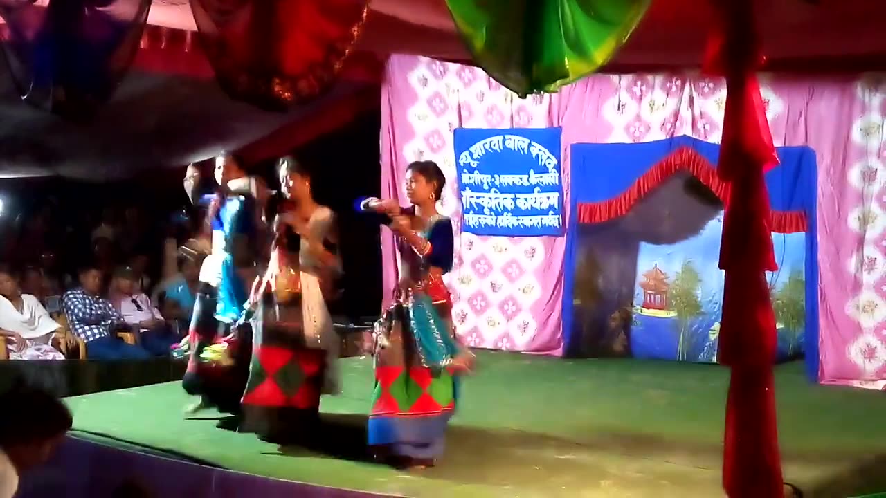 Chawanni Muski Maarke re-Sarada Baal Club Dasain Programme Dance Video 2076