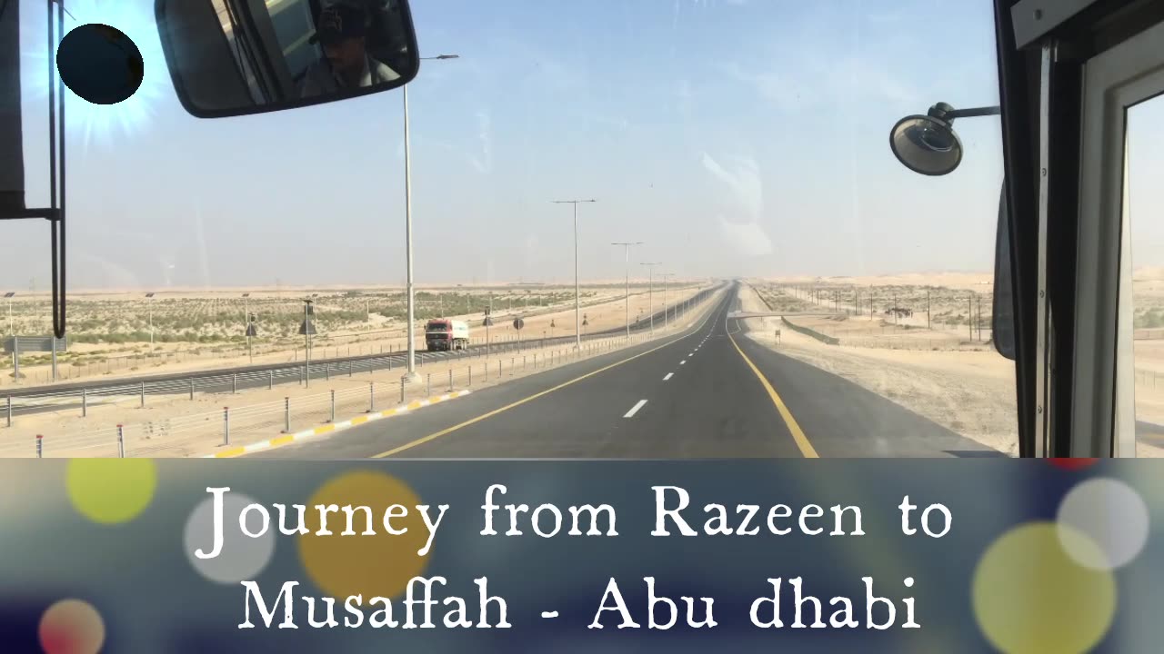 BEAUTIFUL VIEW OF DESERT JOURNEY - ABU DHABI