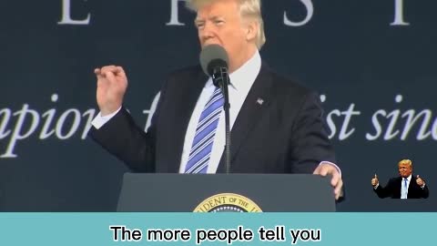 Trump's speech