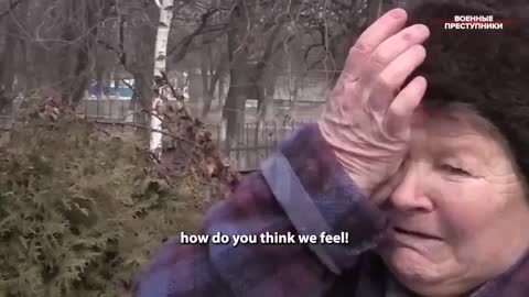 Residents of a village in the Donetsk region spoke out