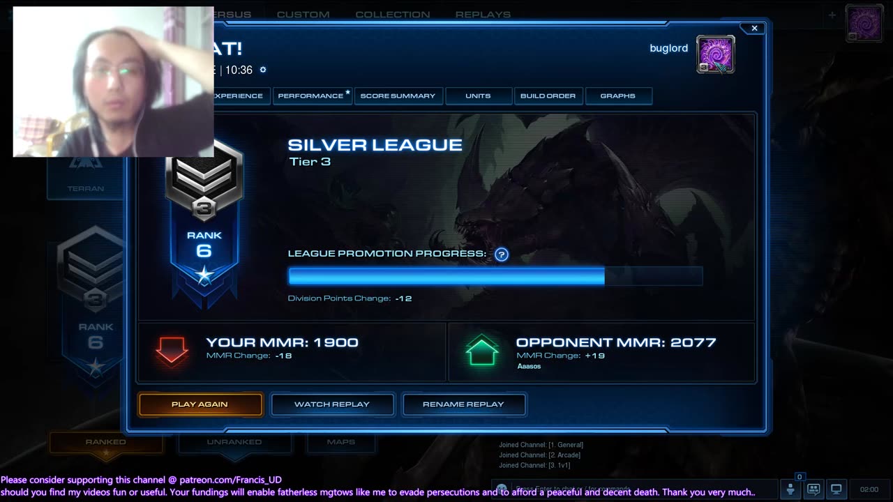 starcraft2 zvt two games on royal blood le 1 win 1 defeat..