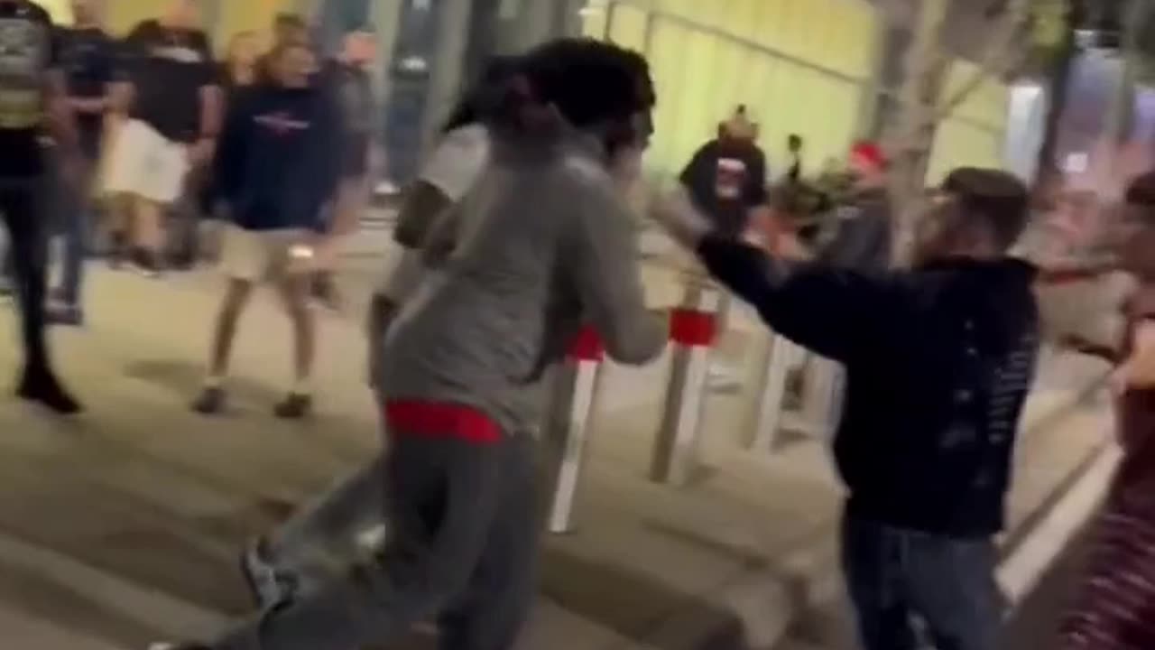 Sidewalk Scuffle