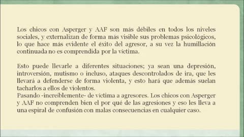 Bullying y el Asperger