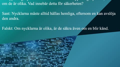 Frågor om Kryptografi och Kryptosystem-5