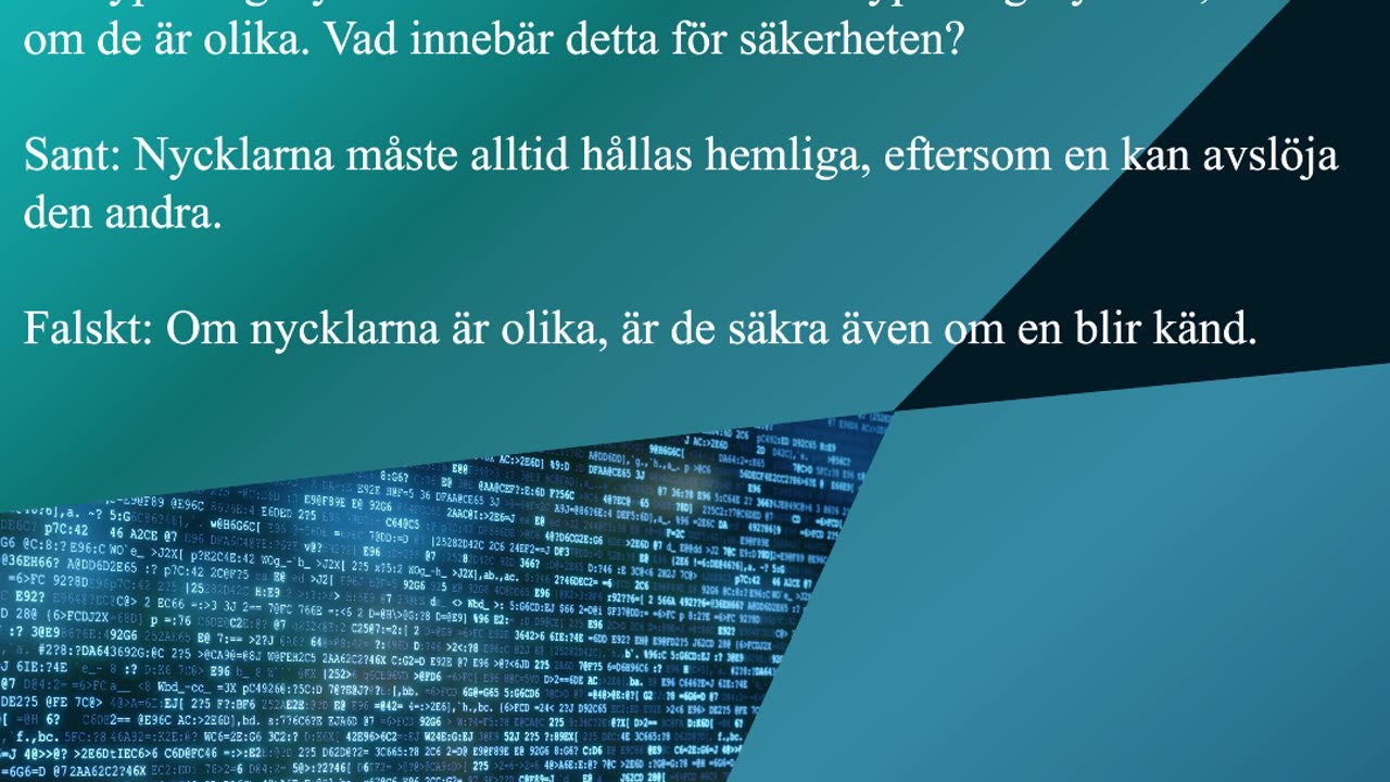 Frågor om Kryptografi och Kryptosystem-5