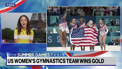 Somone Biles Leads Team USA to gold in woman' team gymnastics at Paris Olympics