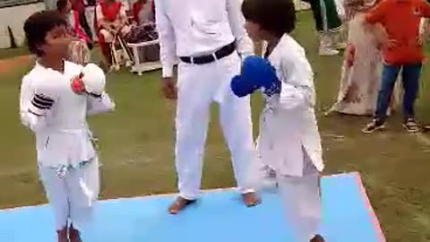 Baby kung fu karate